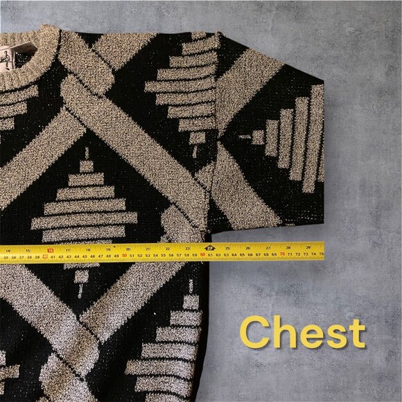 Nino Foriero Mens Sweater Vintage design Size Large - Picture 4 of 7